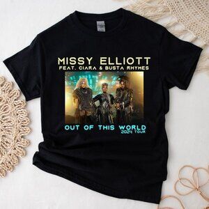 Missy Elliott Tour 2024 Feat Ciara Busta Concert Shirt Rap Music Fan Gift Tee 05